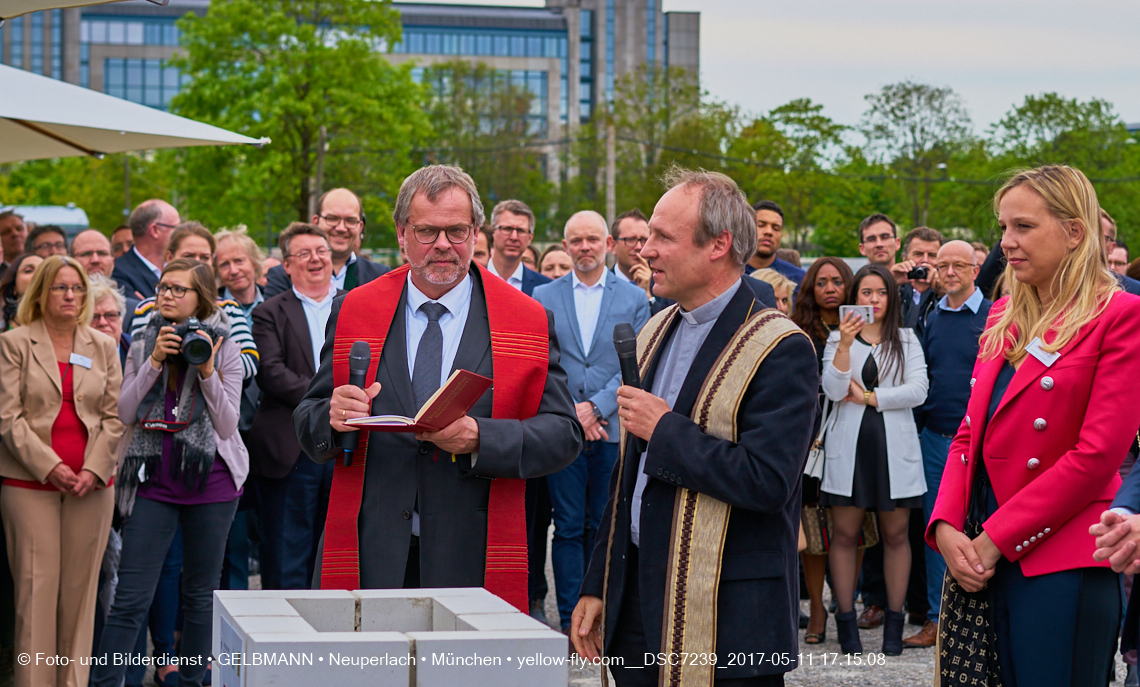 11. Mai 2017 - Grundsteinlegung für die LOGE und dem Kulturquadrat in Neuperlach
